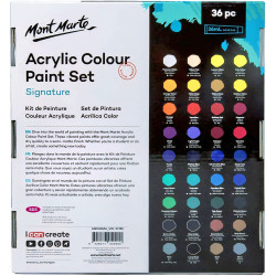 ألوان اكريليك 36 لون 36 مل Mont marte acrylic