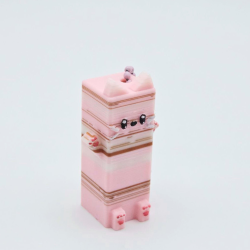 مدالية قطة 8-بت 8-bit kitty keychain
