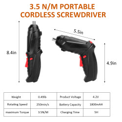 طقم مفك براغي منزلي electric screwdriver set