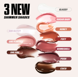غلوس الشفاه اللامع بتأثير الفيلر الجليدي Icy Nude Faux Filler Shine Lip Gloss