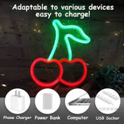 مصباح تصميم LED على شكل كرز LED MODELING LAMP CHERRY