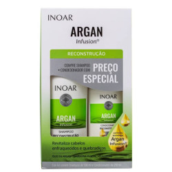 أرجان إنفيوجن مجموعة إعادة بناء الشعر شامبو+كوندشنر Argan Infusion Reconstructing Shampoo + Conditioner Kit