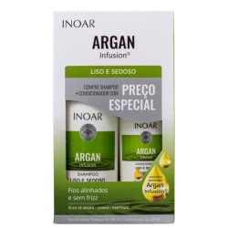 أرجان إنفيوجن مجموعة الشعر الأملس والحريري شامبو+كوندشنر Argan Infusion Smooth and Silky Kit Shampoo+Conditioner