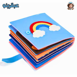 كتاب المهارات منتسوري للنونو Activity Felt Montessori Child Book