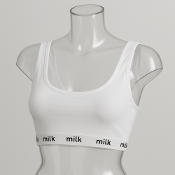 حمالة يومية قطن100% تعلاكة كتف عريض MILK 11040 SOFT BRA