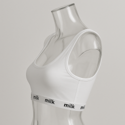حمالة يومية قطن100% تعلاكة كتف عريض MILK 11040 SOFT BRA