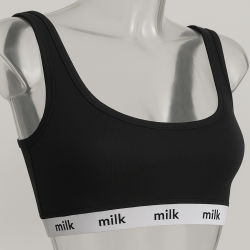 حمالة يومية قطن100% تعلاكة كتف عريض MILK 11040 SOFT BRA