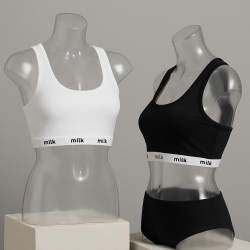 حمالة يومية قطن100% رياضي MILK 11050 SOFT BRA
