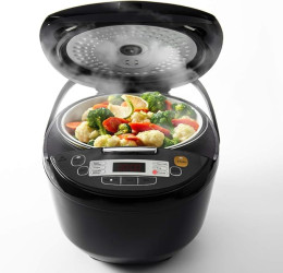 جهاز طهي الارز مع بخار Rice Cooker with Steamer