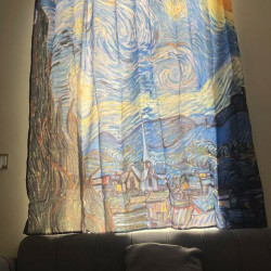 ستارة - ليلة النجوم starry night curtain
