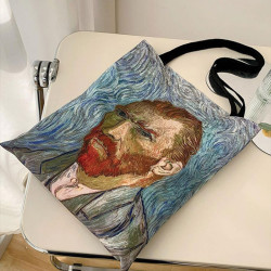 توت باك - بورتريه فنسنت فان كوخ Vincent van gogh portrait - totebag