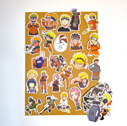 ستيكرات ناروتو Naruto stickers pack