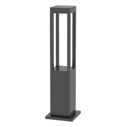 عمود إنارة أرضي خارجي مربع 80 سم Outdoor Square Bollard Light 80 cm