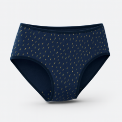 باكيت 3 قطع لباس داخلي نسائي خصر عالي قطن طبيعي 100% PREMIUM COTTON MODEL448 PACK/3