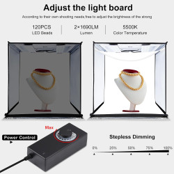 صندوق تصوير المنتجات Photo studio light box
