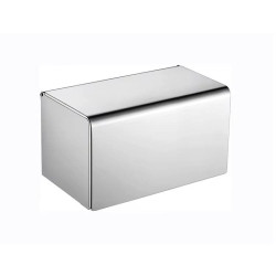 حامل ورق تواليت جداري من الستانلس ستيل Stainless Steel Wall-Mounted Toilet Paper Holder