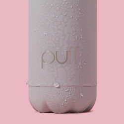قنينة معدنية حافظة للحرارة Rubber Grey Bottle 500ml