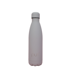 قنينة معدنية حافظة للحرارة Rubber Grey Bottle 500ml