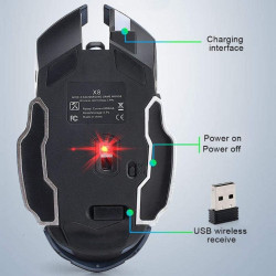 ماوس ألعاب لاسلكي قابل للشحن G501 – ميكرو كينغدوم MicroKingdom G501 Wireless Charging Gaming Mouse – 2.4GHz ماوس ألعاب لاسلكي قابل للشحن G501 – ميكرو كينغدوم MicroKingdom G501 Wireless Charging Gaming Mouse – 2.4GHz