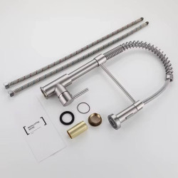 حنفية مطبخ احترافية بخطين (حار وبارد) Professional Kitchen Faucet Hot & Cold