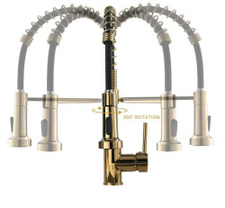 حنفية مطبخ احترافية بخطين (حار وبارد) Professional Kitchen Faucet Hot & Cold
