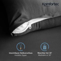 سيت غطاء مخدة  قياس 40*40 سم مايكرو فايبر 2 قطعة 100% Cotton Pillowcases 40x40 cm, Set of 2