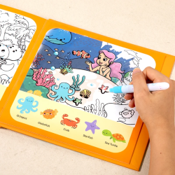 دفتر تلوين بالماء للأطفال Quiet Book Water Painting