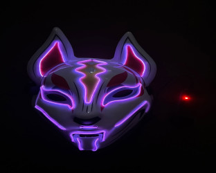قناع الثعلب (فورتنايت) الضوئي Fox (fortnite) digital mask