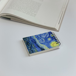 دفتر ملاحظات - ليلة النجوم starry night - mini notebook
