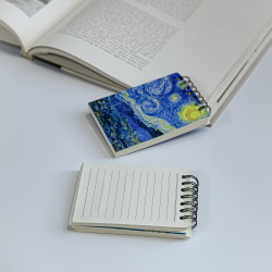 دفتر ملاحظات - ليلة النجوم starry night - mini notebook