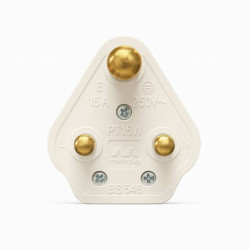 فيشة كهربائية ثلاثية – 15 أمبير / 250 فولت – معيار BS 546 3-Pin Electrical Plug – 15A / 250V – BS 546 Standard