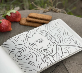 دفتر رسم - لوحة الحقل the yard sketching book