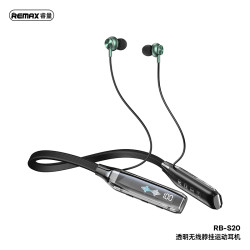 REMAX-RB-S20  سماعات رياضية لاسلكية بشريط عنق شفاف REMAX -   RB-S20 - Transparent Wireless NeckBand Sports Earphones