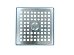 منهول تصريف أرضي مربع ستانلس ستيل Square Stainless Steel Floor Drain