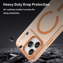 كفر لأجهزة ايفون 17 برو ماكس مع ماك سيف iPhone 17 Pro Max Acrylic Frosted Case with MagSafe