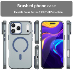كفر لأجهزة ايفون 17 برو ماكس مع ماك سيف iPhone 17 Pro Max Acrylic Frosted Case with MagSafe