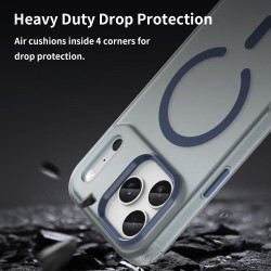 كفر لأجهزة ايفون 17 برو ماكس مع ماك سيف iPhone 17 Pro Max Acrylic Frosted Case with MagSafe