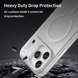 كفر لأجهزة ايفون 17 برو ماكس مع ماك سيف iPhone 17 Pro Max Acrylic Frosted Case with MagSafe