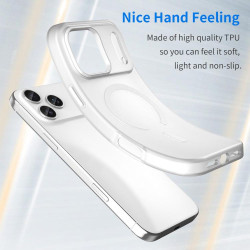 كفر لأجهزة ايفون 17 برو ماكس مع ماك سيف iPhone 17 Pro Max Acrylic Frosted Case with MagSafe