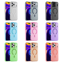 كفر لأجهزة ايفون 17 برو ماكس مع ماك سيف iPhone 17 Pro Max Acrylic Frosted Case with MagSafe