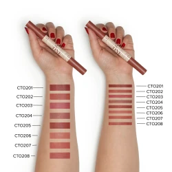 أحمر شفاه ومحدد شفاه مات 2 في 1 – فينيش غني Two In One Lipstick & Lipliner Matte Finish
