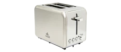 توستر إيفولي ستانلس ستيل فضي خبز محمص سريع وسهل تصميم أنيق Toaster