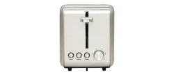 توستر إيفولي ستانلس ستيل فضي خبز محمص سريع وسهل تصميم أنيق Toaster