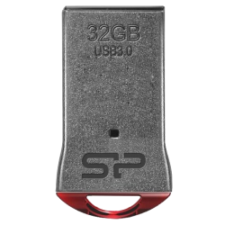 فلاش ميموري سيليكون باور Jewel J01 بسعة 32 جيجابايت USB 3.2 - رمادي Silicon Power J01 Jewel 32GB USB 3.2 Flash Drive - Gray