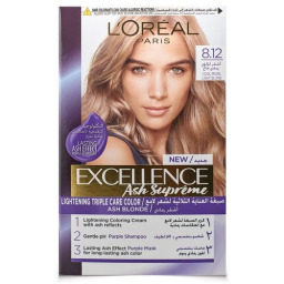صبغة شعر مجموعة اللون الاشقر رمادي Excellence Ash Supreme Haircolor
