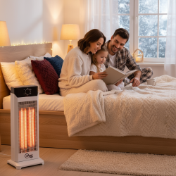 دفاية ذكية بتصميم عمودي حديث مع حماية عند الانقلاب Smart heater