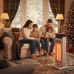 دفاية ذكية بتصميم عمودي حديث مع حماية عند الانقلاب Smart heater