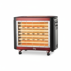 دفاية تلفزيونية كبيرة 6 شمعات بحرارة عالية وتحكم ذكي Large smart heater