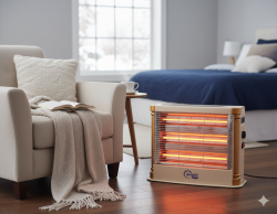 دفاية  كوارتز 5 شمعات باور ماكس 2500 واط اقتصادي quartz heater