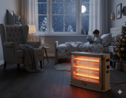 دفاية  كوارتز 5 شمعات باور ماكس 2500 واط اقتصادي quartz heater